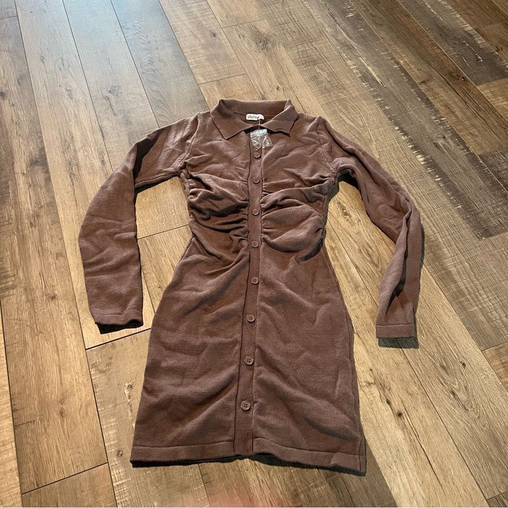 Aster brown dress size s